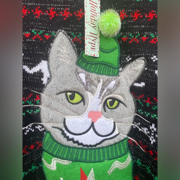 Christmas Cat Sweater - Picture 3 of 9